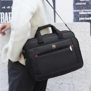 크로스백 가방 노트북 수납 확장형 원단 대용량 가벼운 멀티포켓 남성
