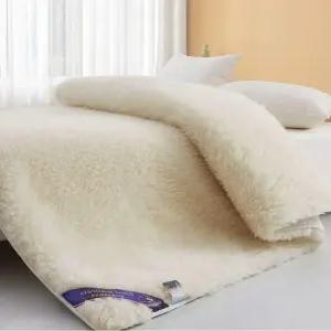 겨울 매트리스 패드 보온 장모 양모 침대 싱글 퍼 기숙사 침구 매트