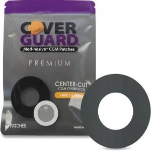 커버가드 CGM 오버패치 프리스타일 리브레 3 블랙 센터 컷 디자인 25개 방수 미끄럼 방지 간편한 적용 및