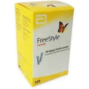 프리스타일 랜싯 100팩 프리 젠틀 터치 MINI 장치 포함
