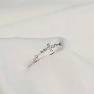 십자가 데일리 추천 큐빅 사이즈 꾸안꾸 조절 실버-WFI01WO