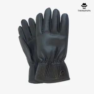 [트윈스파파] PU가죽 스마트폰 터치 방한 오토바이 장갑(P0000UAZ/블랙)