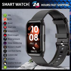 새로운 스마트 워치 1.45인치 수면 모니터링 기능 블루투스 통화 메시지 알림 스포츠 만보계 팔찌 스마트워치