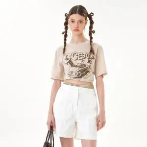 [LINE](센텀시티점)[라인어디션]오션 프린팅 반팔 티셔츠 NWTSPG6100