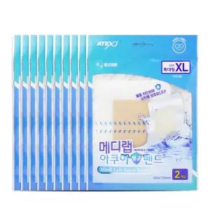 메디랩 아쿠아멸균밴드 드레싱밴드 2매입 특대 XL 10개