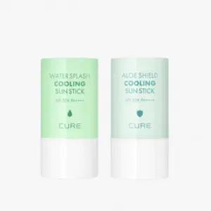 김정문알로에 선스틱 2종 세트 워터 스플래쉬 + 쉴드