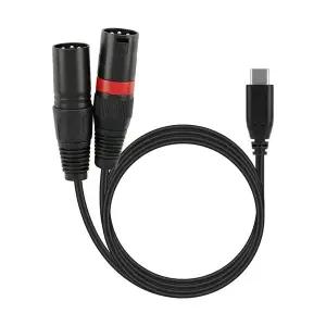 [BITRO]C타입 to 캐논 오디오 케이블 Y형 변환케이블 Digital to Analogue Stereo