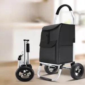 장바구니 카트 계단형 바퀴달린 시장용 쇼핑용 접이식