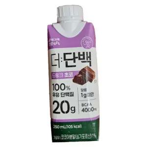 더단백 프로틴 드링크 초코 250ml 18개