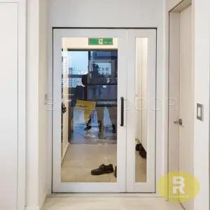 02번 비대칭양개스윙중문 유백화이트 투명강화유리