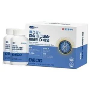 멀티비타민 뼈건강엔 칼슘 마그네슘 비타민D 아연 (2개월분 60정)