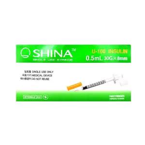INA 신아 인슐린 주사기 0.5cc 30G 8mm 30box 3000개