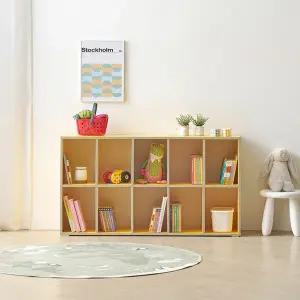 구르미 유아동 1200 2단 수납책장 장난감정리대 BJ5710R (착불)