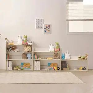 도담 E0키즈 주니어 800 3단 전면 책장 선반 교구장 DO5106R (착불)