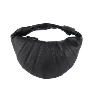 BG0125 LL0018 BK999 소프트 그레인 레더 미니 포춘 크루아상 백