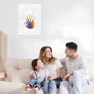 손바닥 액자 핸드프린트 diy 추억 친구 가족 손도장