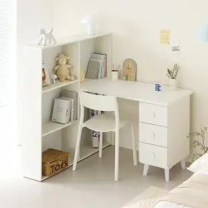 가이온 리파인 1200 낮은책장 서랍형 책상