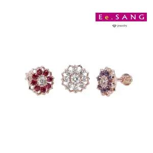 [이상주얼리]14k 팔각꽃 피어싱