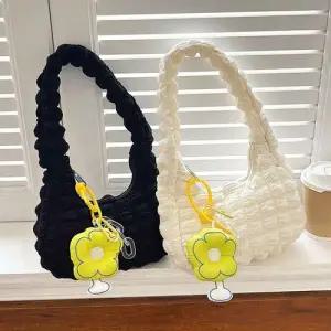 꽃 키링 구름 패턴 퀼팅 미니 숄더백 사계절 패션가방 WC87B68