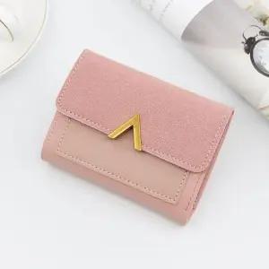 여성 반지갑 여학생 여중생 심플 카드 지갑 WC854B4