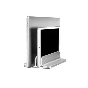 루미나D 꽂이 더블 버티칼 메탈릭 노트북 태블릿 거치대 홀더