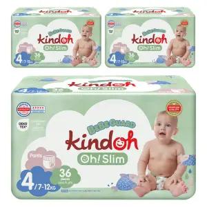 킨도 프리미엄 통기성우수 흡수력강화 오슬림 베베가드 팬티형 기저귀 남녀 공용 4단계 108매