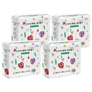 쿠잉 베러업 통기성우수 흡수력강화 팬티 기저귀 대형(L) 104매