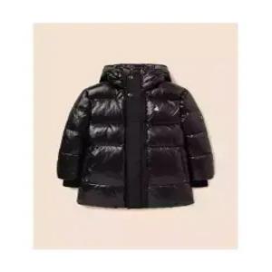 빈폴 키즈 샤이니 덕점퍼 하프점퍼 블랙 (BI5X38U075)