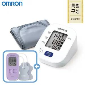 [특별구성상품]  블루투스 혈압계 HEM-7142T2 + 저주파 마사지기 HV-F022 P