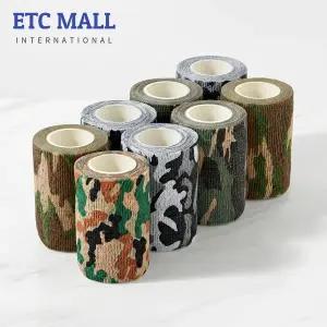 이티씨몰 자가점착 밴드 7.5cm 압박붕대 패턴 카모 4종 카모 포레스트 아마존 문빔 데저트 7+1
