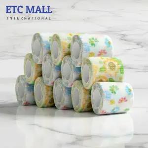 이티씨몰 자가점착 밴드 5cm 압박붕대 패턴 플라워 2종 스프링 블로썸 썬 플라워 10+2