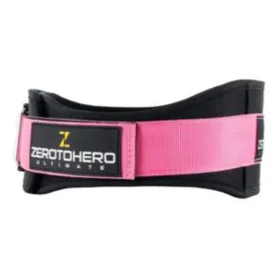 제로투히어로 허리 복압 벨트 보호대 웨이트 핑크 S BNS