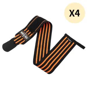 제로투히어로 헬스 손목 스트랩 붕대 연장 오렌지 X4 BNS