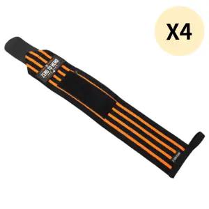 제로투히어로 헬스 손목 스트랩 붕대 기본 오렌지 X4 BNS