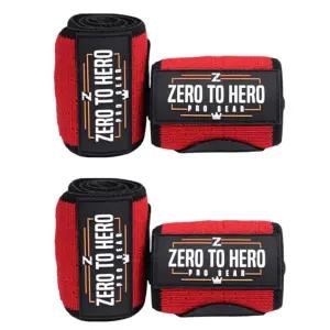 제로투히어로 고중량 웨이트 손목 보호대 레드 X2세트 BNS
