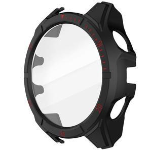 이사베이크 페닉스 8 47mm 솔라 워치 케이스 커버, TPU 범퍼 스크린 프로텍터 하드 PC 풀 프로텍션 가민 호환 (페닉스 아몰레드 제외)