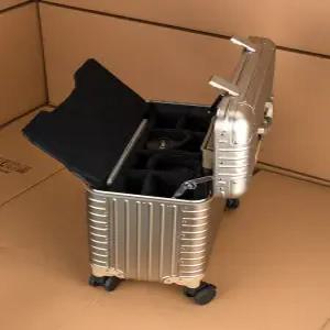 승무원캐리어 위로열리는 파일럿 알루미늄 여행용