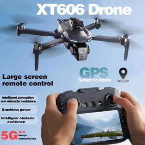 샤오미 XT606 GPS 드론 8K 프로페셔널 듀얼 HD 카메라 360 ° 장애물 회피 5G WIFI FPV 스크린 탑재 쿼드콥