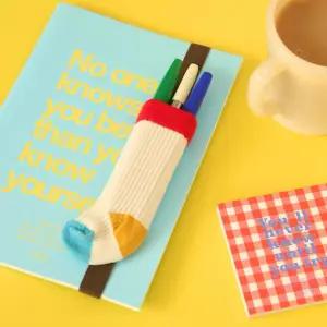 양말형 북밴드 펜홀더 필통 펜의양말