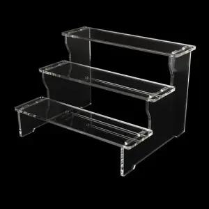 조립식 계단형 3단 아크릴 진열대 제품진열대 아크릴진열대 신발진열대 소품진열