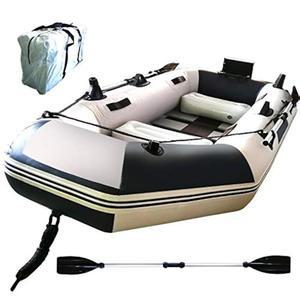 HEWFLIT 피싱 보트 고무보트 3인승 올2개세트 230cmX115cmX30cm 파랑 폴리 염화 비닐 PVC 수납 케이스 포함 선외기가능 낚싯대홀더 적재중량 300kg