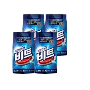 비트 때가 쏙 가루세제 겸용 3.2kg 4개