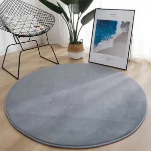 거실러그 거실 소형 단모 원형 카페트 대형 160cm 러그 침실 WFJHJ2L