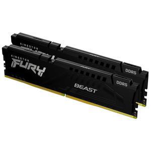 킹스턴 퓨리 비스트 128GB (2x64GB) 5600MT /s DDR5 CL36 데스크탑 메모리 | AMD 엑스포 키트 2개 KF556C36BBEK2-128