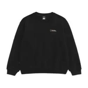 내셔널지오그래픽NATIONALGEOGRAPHIC N261USW910 폴하스 스몰로고 맨투맨 BLACK