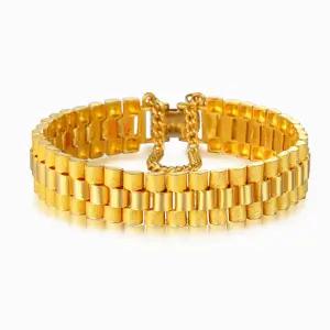 [한국금다이아몬드] 순금 팔찌 금 렉스 시계 체인 24K 56.25g 18K장식