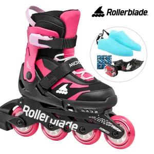 롤러블레이드 아동 인라인스케이트 마이크로블레이드 핑크 유아 어린이 인라인 신발항균건조기 휠커버