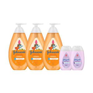 존슨즈 키즈 소프트 앤 스무디 샴푸 500ml, 3개 + 증정(베드타임 로션 100ml, 2개)