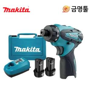 마끼다 DF030DWE 충전드라이버 10.8V 1.3AH 2팩 2단속도조절 케이스포함