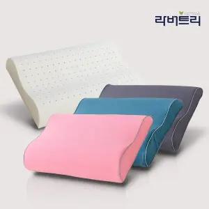 [라버트리]천연라텍스 굴곡형 경추베개 아동용 +겉커버포함